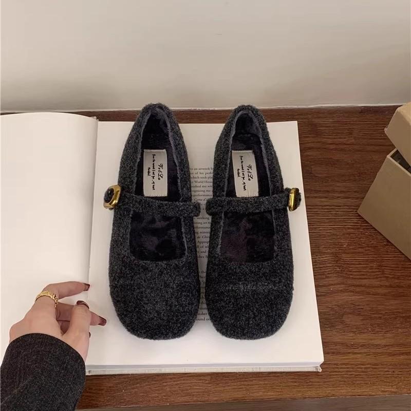 Пушистые туфли в иностранном стиле, которые женщины носят зимой, французский вечерний темперамент, женские бархатные туфли Мэри Джейн, одинарные туфли на плоской подошве, хлопковые туфли, мода 40 темно-серого
Пушистые туфли в иностранном стиле, которые женщины носят зимой, французский вечерний темперамент, женские бархатные туфли Мэри Джейн, одинарные туфли на плоской подошве, хлопковые туфли, мода 40 темно-серого