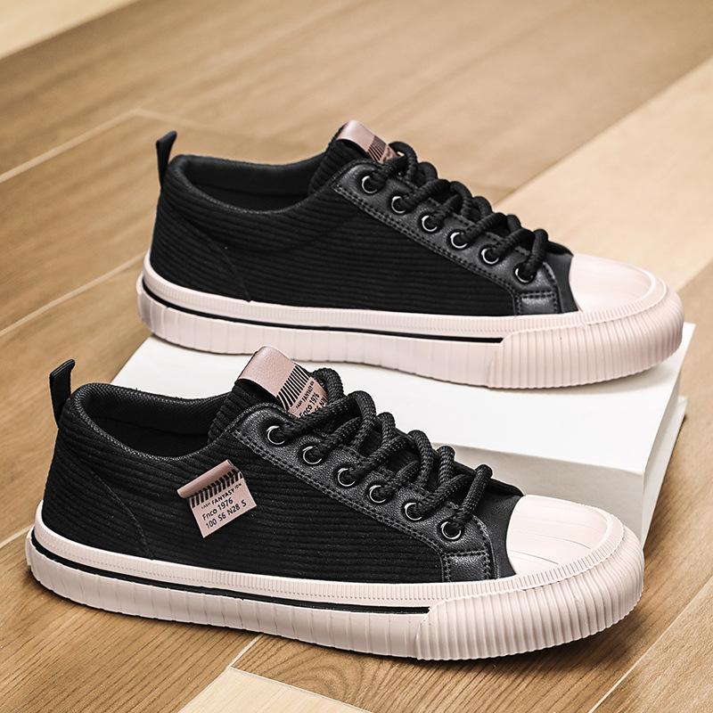 Old Beijing cloth shoes 2024 autumn new flat-bottomed casual sports board shoes corduroy black men s low-top trendy shoes 39 чёрный
Old Beijing cloth shoes 2024 autumn new flat-bottomed casual sports board shoes corduroy black men s low-top trendy shoes 39 чёрный