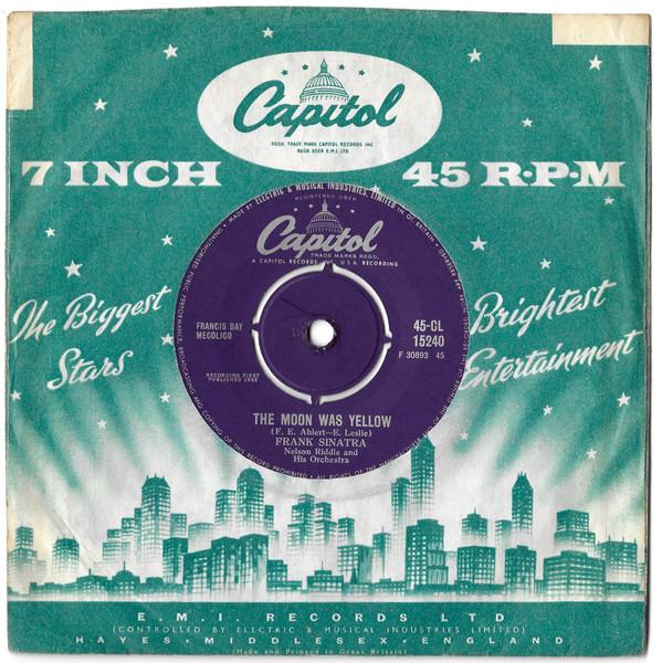 7inch Record FRANK SINATRA - The Moon Was Yellow / I ve Heard Th 45CL15240 Capitol Records 1962 UK Jazz Used
7inch Record FRANK SINATRA - The Moon Was Yellow / I ve Heard Th 45CL15240 Capitol Records 1962 UK Jazz Used