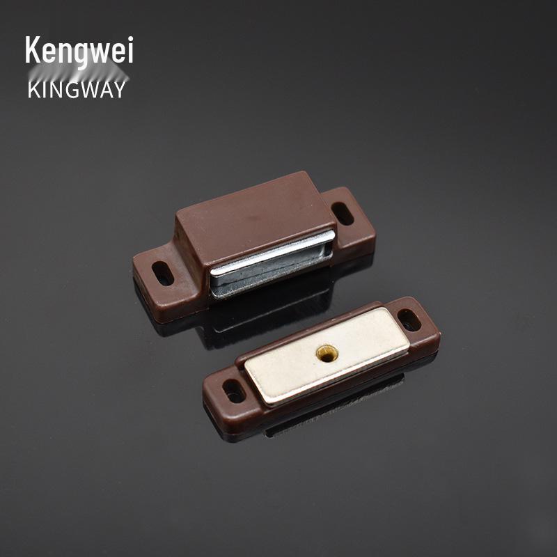 Коричневая магнитная защелка для дверцы шкафа - Маленькая мебельная защелка
Коричневая магнитная защелка для дверцы шкафа - Маленькая мебельная защелка