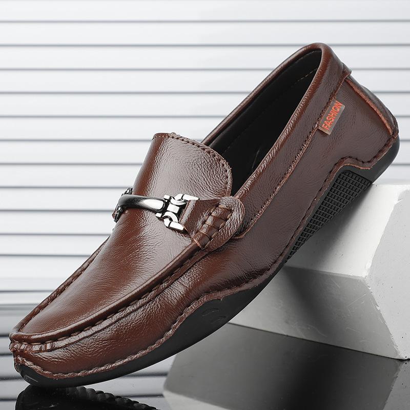 Broken code special clearance men s shoes genuine leather cowhide casual leather shoes soft leather soft sole Doudou shoes overfitting lazy shoes 44 темно-коричневого кольору
Broken code special clearance men s shoes genuine leather cowhide casual leather shoes soft leather soft sole Doudou shoes overfitting lazy shoes 44 темно-коричневого кольору