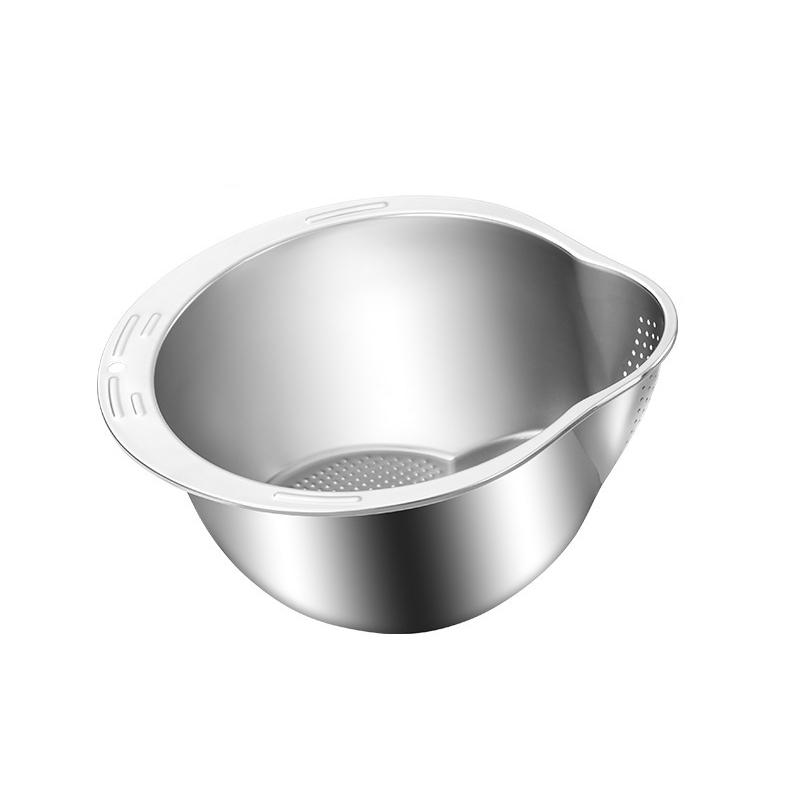 Multifunctional Stainless Steel Basin, 3 In 1 Vegetable Cutter For Kitchen, Vegetable Slicer Grater Strainer And Drain Basket A
Multifunctional Stainless Steel Basin, 3 In 1 Vegetable Cutter For Kitchen, Vegetable Slicer Grater Strainer And Drain Basket A