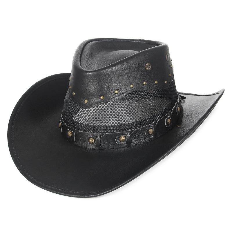 GEMVIE Unisex Breathable Western Cowboy Hat for Gentleman Wide Brim Women Cowgirl Hats with Windproof Rope 56-58cm чорний
GEMVIE Unisex Breathable Western Cowboy Hat for Gentleman Wide Brim Women Cowgirl Hats with Windproof Rope 56-58cm чорний