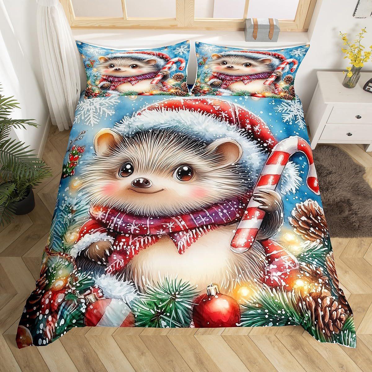 Christmas Holly Pattern Down Comforter Set Bedding Set 3-piece Duvet Cover Set 135*200cm
Christmas Holly Pattern Down Comforter Set Bedding Set 3-piece Duvet Cover Set 135*200cm
