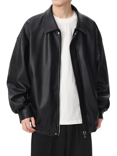 East Rain Casual Motorcycle Leather Jacket with Pockets, Long Sleeves, Flattering Design, Durable, Perfect for School or Commuting (SEW403)
East Rain Casual Motorcycle Leather Jacket with Pockets, Long Sleeves, Flattering Design, Durable, Perfect for School or Commuting (SEW403)