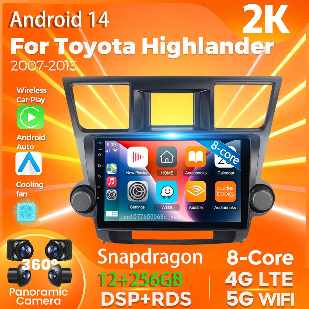 Android 14 Автомобильное радио для Toyota Highlander 2007 - 2015 Плеер Мультимедиа GPS Навигация Стерео CarPlay Авто Видео Головное Устройство DVD
Android 14 Автомобильное радио для Toyota Highlander 2007 - 2015 Плеер Мультимедиа GPS Навигация Стерео CarPlay Авто Видео Головное Устройство DVD
