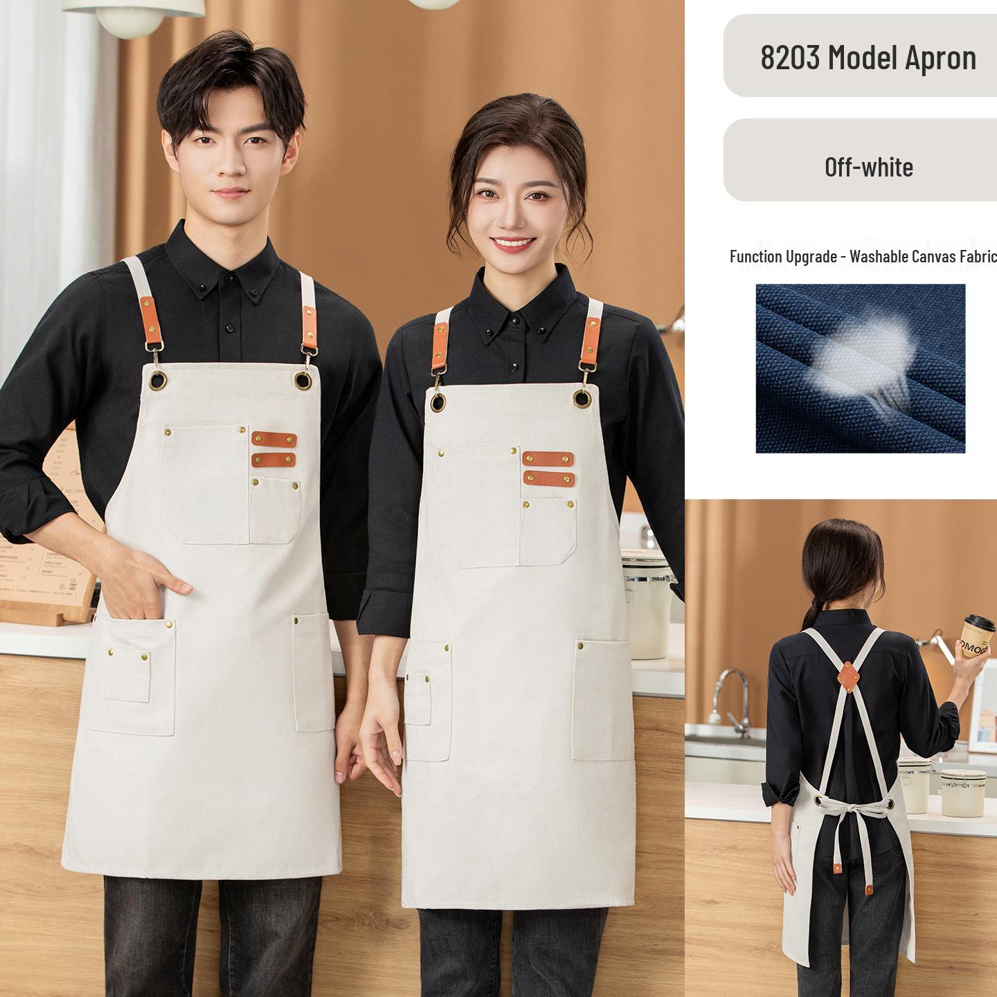 Trendy Waterproof Canvas Apron for Coffee, Tea, Flower Shops & Hair Technicians, Custom Logo Available for Women
Trendy Waterproof Canvas Apron for Coffee, Tea, Flower Shops & Hair Technicians, Custom Logo Available for Women