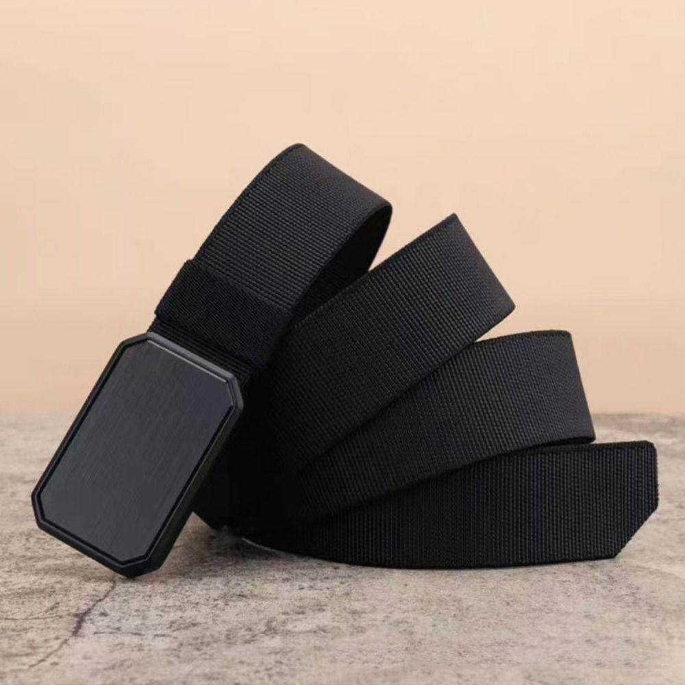 Luxury Brand Magnetic Buckle Belt Elastic Outdoor Waistband Canvas Weave Waist Band For Man чорний
Luxury Brand Magnetic Buckle Belt Elastic Outdoor Waistband Canvas Weave Waist Band For Man чорний