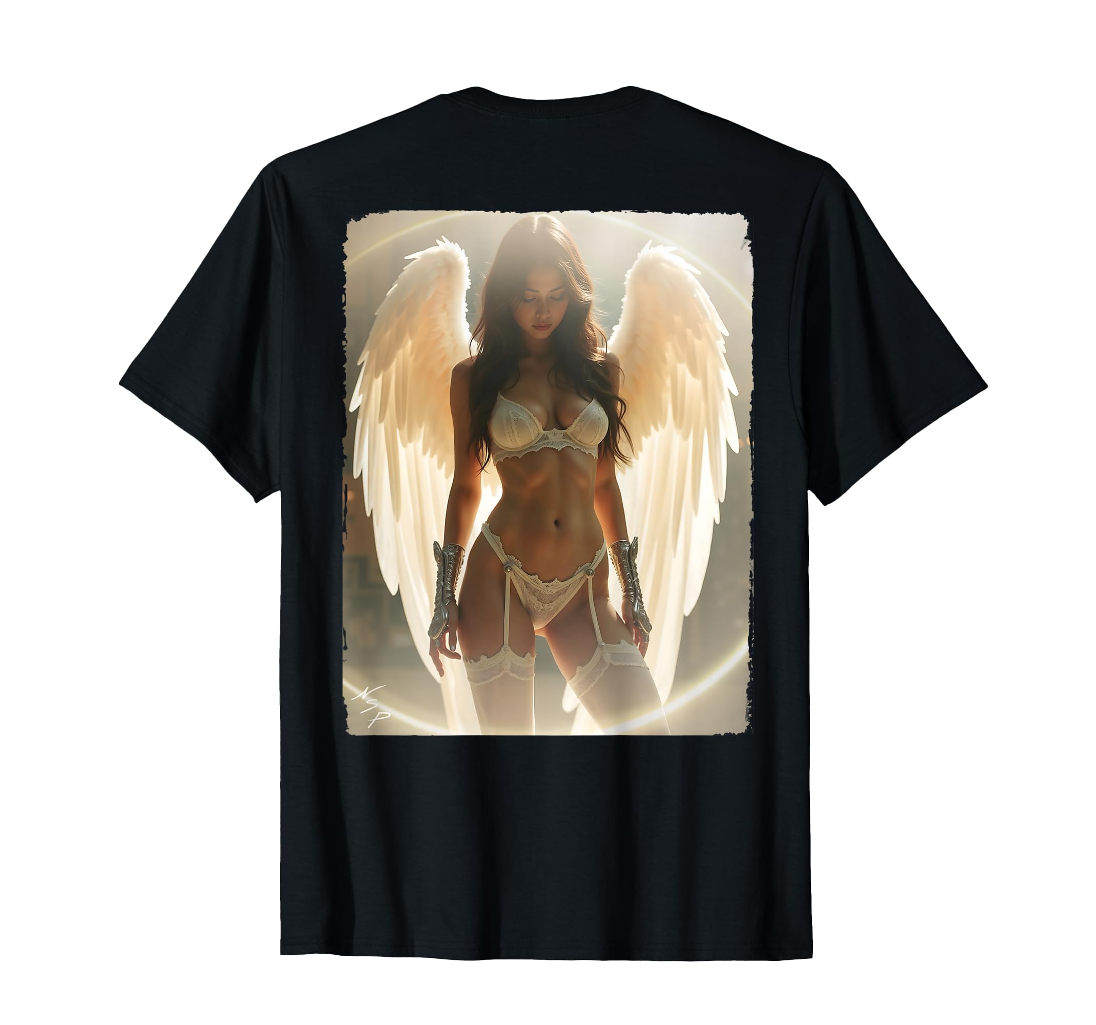 Pinup Girl for Men Sexy Angel Girl Back Print Tee T-Shirt - #2 чёрный
Pinup Girl for Men Sexy Angel Girl Back Print Tee T-Shirt - #2 чёрный