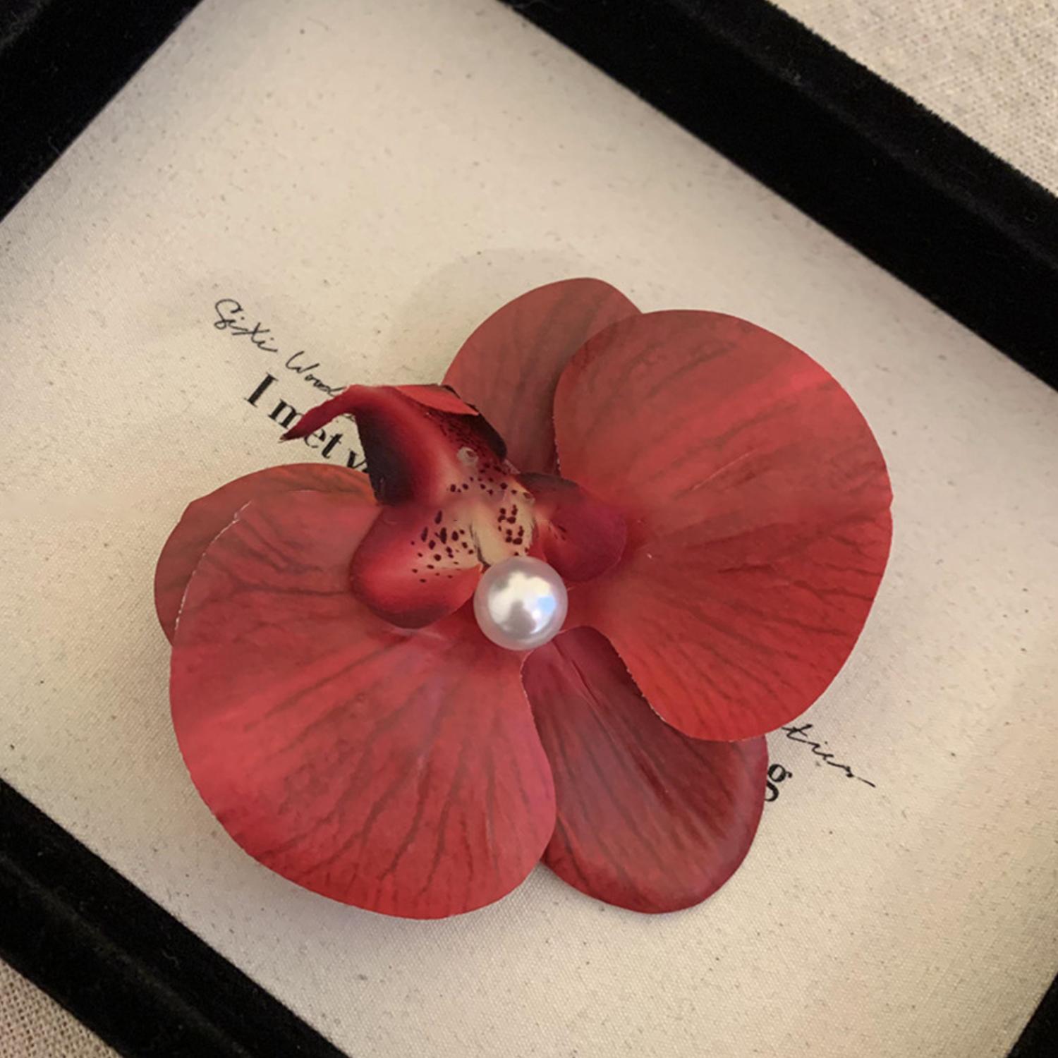 Милая элегантная заколка для волос в виде орхидеи для женщины, искусственные цветы, шпильки для волос, свадебные аксессуары для волос, подарки
Милая элегантная заколка для волос в виде орхидеи для женщины, искусственные цветы, шпильки для волос, свадебные аксессуары для волос, подарки