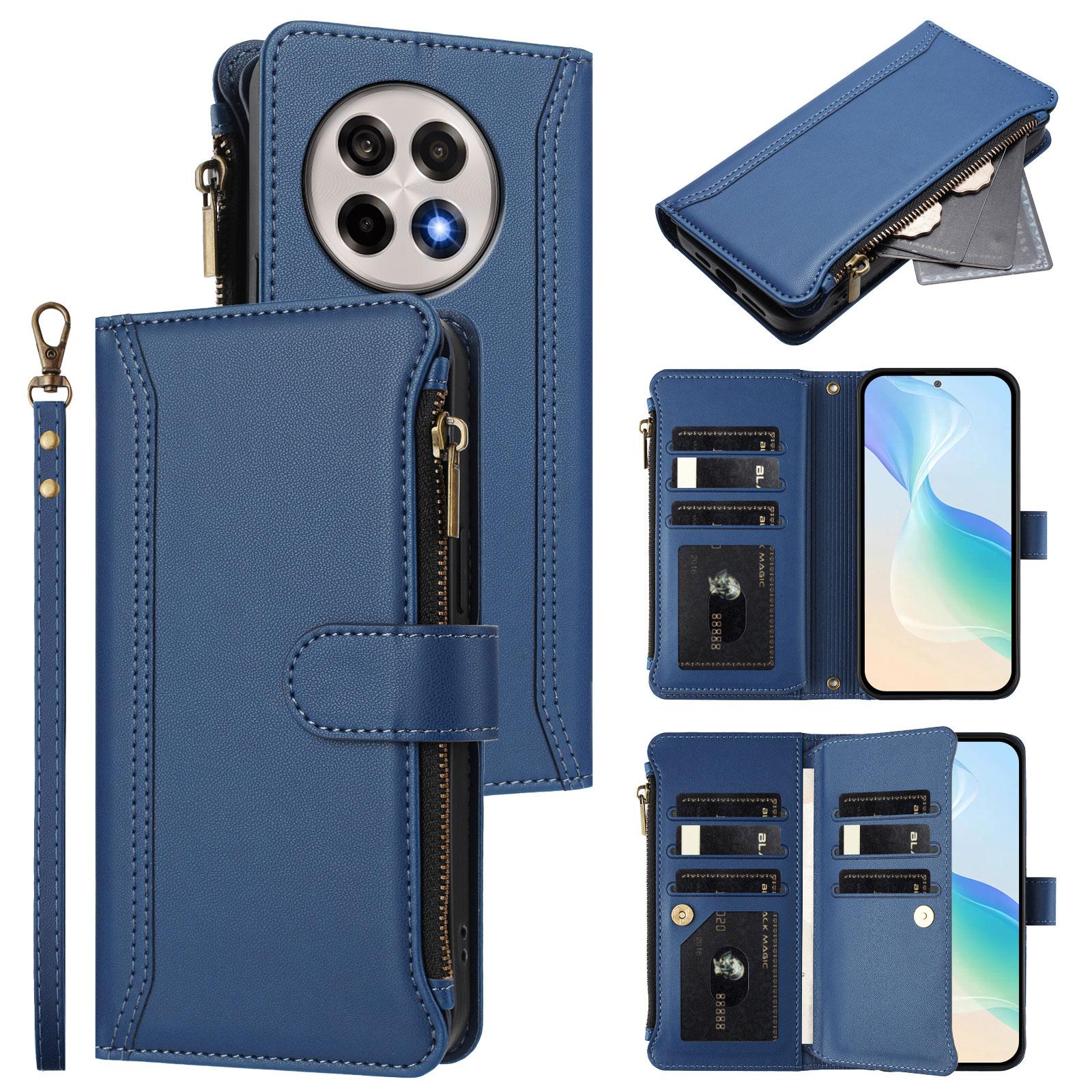 For OnePlus Ace 5 Pro 5G/OnePlus 13R 5G Leather Case 9 Card Slots Zipper Wallet Stand Phone Cover with Wrist Strap Purple
For OnePlus Ace 5 Pro 5G/OnePlus 13R 5G Leather Case 9 Card Slots Zipper Wallet Stand Phone Cover with Wrist Strap Purple
