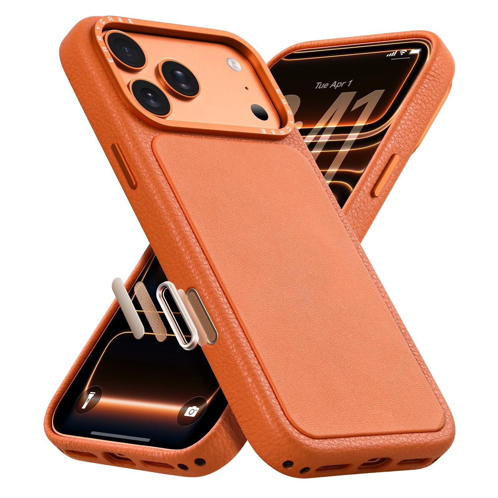 Eary for iPhone 17 Pro Max 17 Pro Leather Case Original Feel Phone Cover With Capacitive Camera Button Sleek Bumper Shockproof iPhone17 Pro Max помаранчевий
Eary for iPhone 17 Pro Max 17 Pro Leather Case Original Feel Phone Cover With Capacitive Camera Button Sleek Bumper Shockproof iPhone17 Pro Max помаранчевий