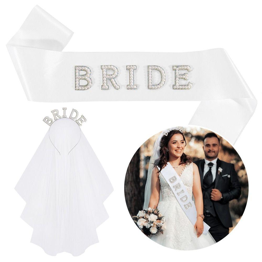 Pearl Decoration BRIDE Headband Essential Wedding Headband Shoulder Strap Outfit Decoration Shoulder Strap
Pearl Decoration BRIDE Headband Essential Wedding Headband Shoulder Strap Outfit Decoration Shoulder Strap