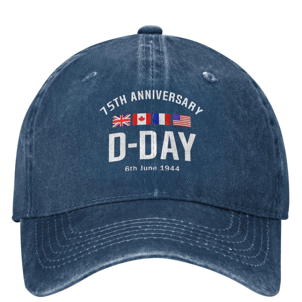 Flag 1944 D-Day 2024 80th Anniversary Normandy Baseball Cap Map Sport Trucker Hat Unisex Teens Casual Sun Visors Baseball Caps One Size
Flag 1944 D-Day 2024 80th Anniversary Normandy Baseball Cap Map Sport Trucker Hat Unisex Teens Casual Sun Visors Baseball Caps One Size