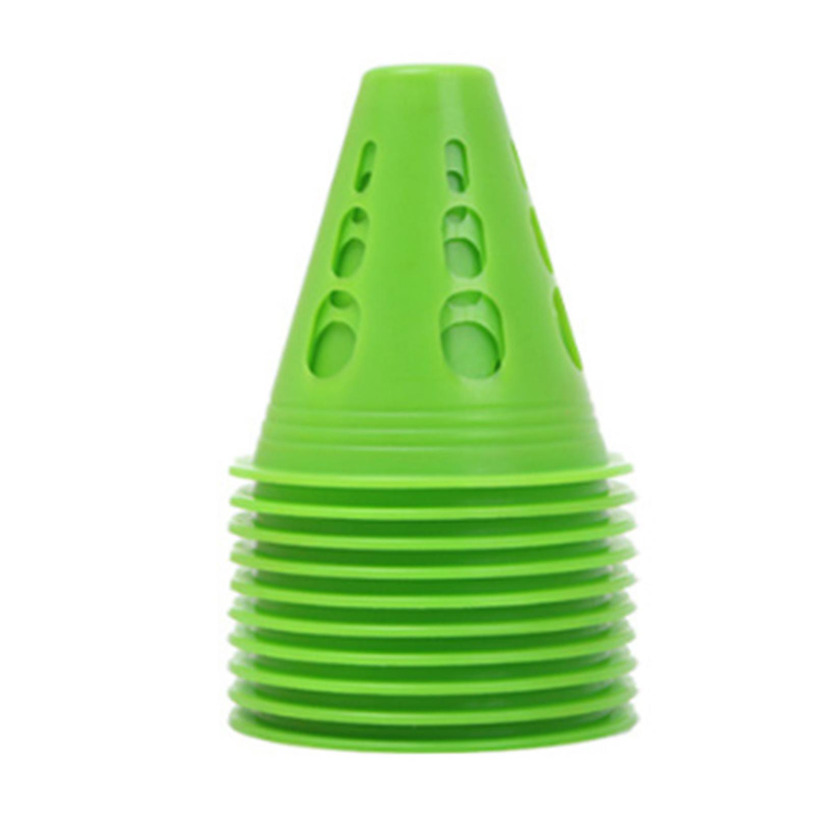 10Pcs Colourful Agility Marker Cones for Roller Skating Practice Colourful Skating Marker Cones Sports Training Cones зелёный
10Pcs Colourful Agility Marker Cones for Roller Skating Practice Colourful Skating Marker Cones Sports Training Cones зелёный