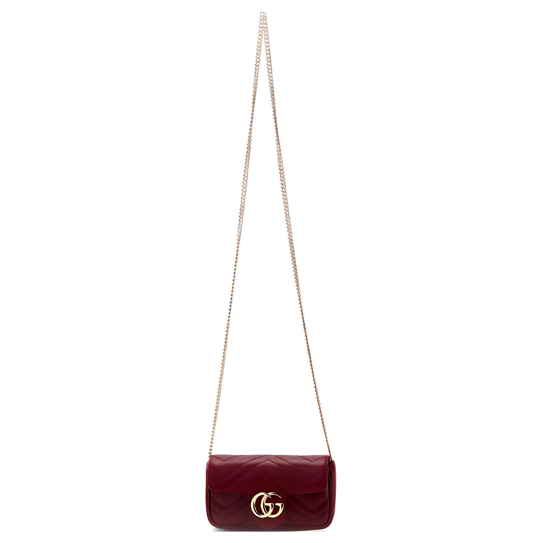 Gucci GG Marmont Double G Logo Chain Quilted Leather Mini Shoulder Bag Women Shoulder Bag Burgundy 476433-DTDHV-6207 Box(Basic Set+Box)
Gucci GG Marmont Double G Logo Chain Quilted Leather Mini Shoulder Bag Women Shoulder Bag Burgundy 476433-DTDHV-6207 Box(Basic Set+Box)