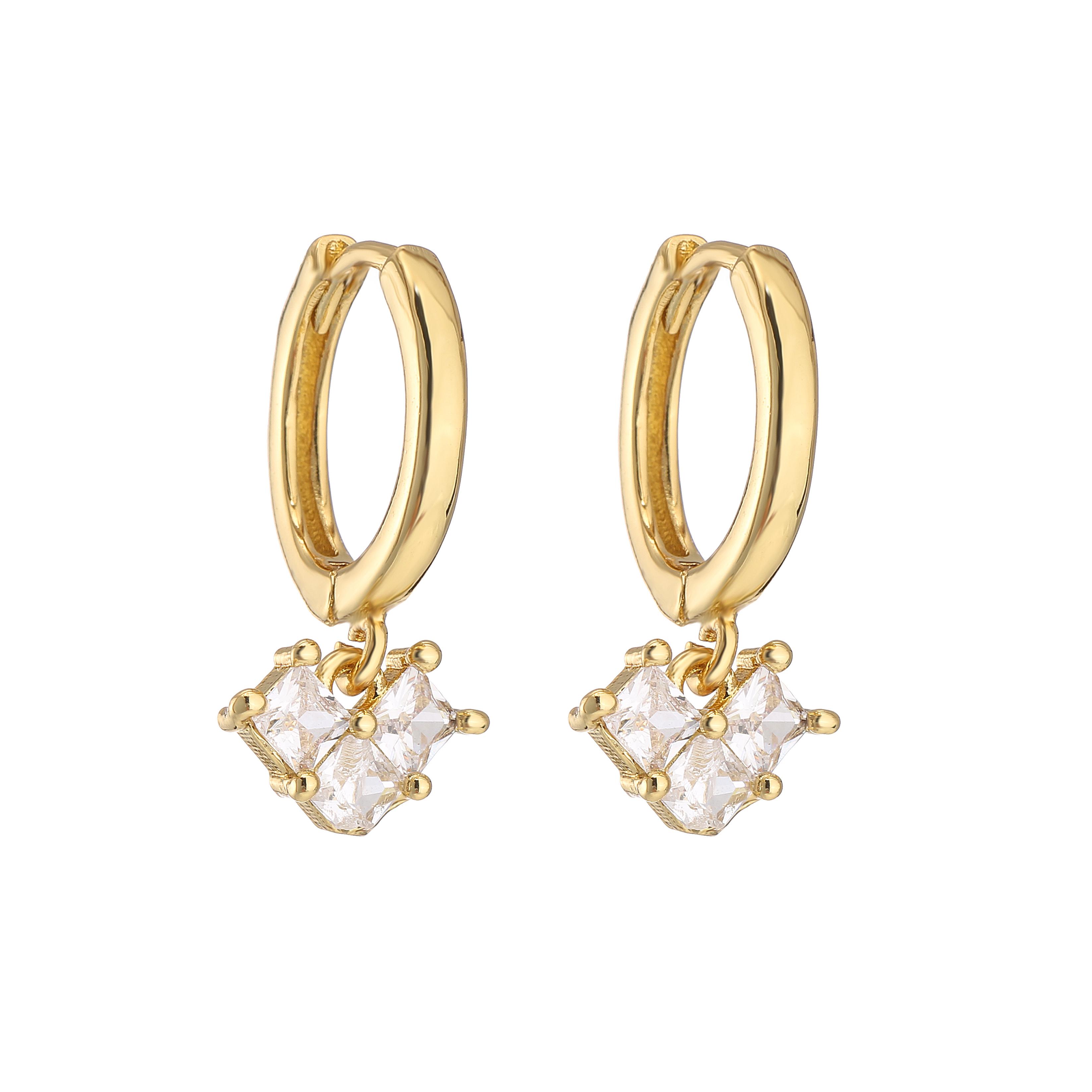 HECHENG,18k Plating Hoop Earrings With Cute Zircon Enamel Heart Charm Drop Earring Gold Copper Color For Women Other
HECHENG,18k Plating Hoop Earrings With Cute Zircon Enamel Heart Charm Drop Earring Gold Copper Color For Women Other