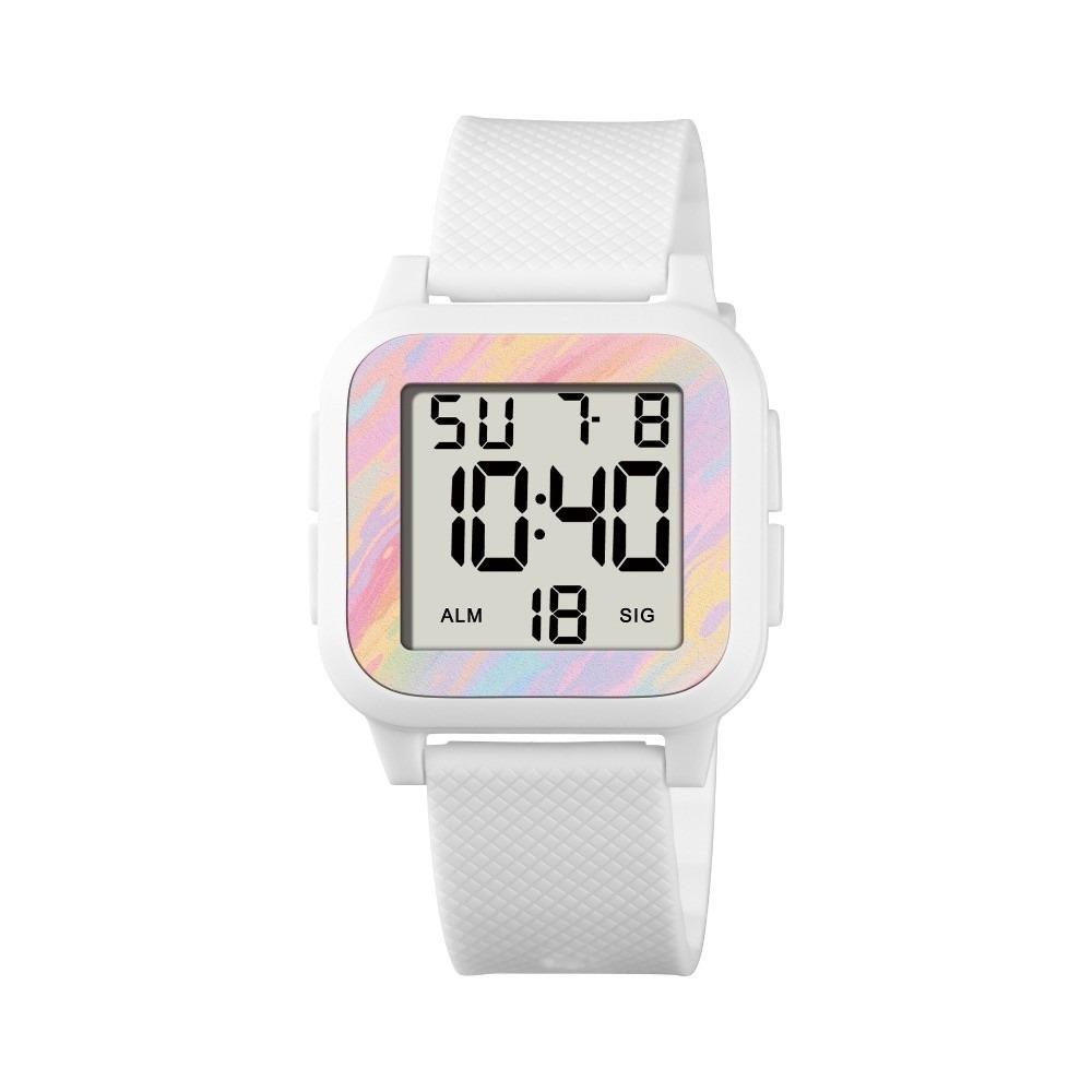 Alarm Clock Student Wrist Watch Luminous Digital Electronic Wristwatch for Boys Girls білий
Alarm Clock Student Wrist Watch Luminous Digital Electronic Wristwatch for Boys Girls білий