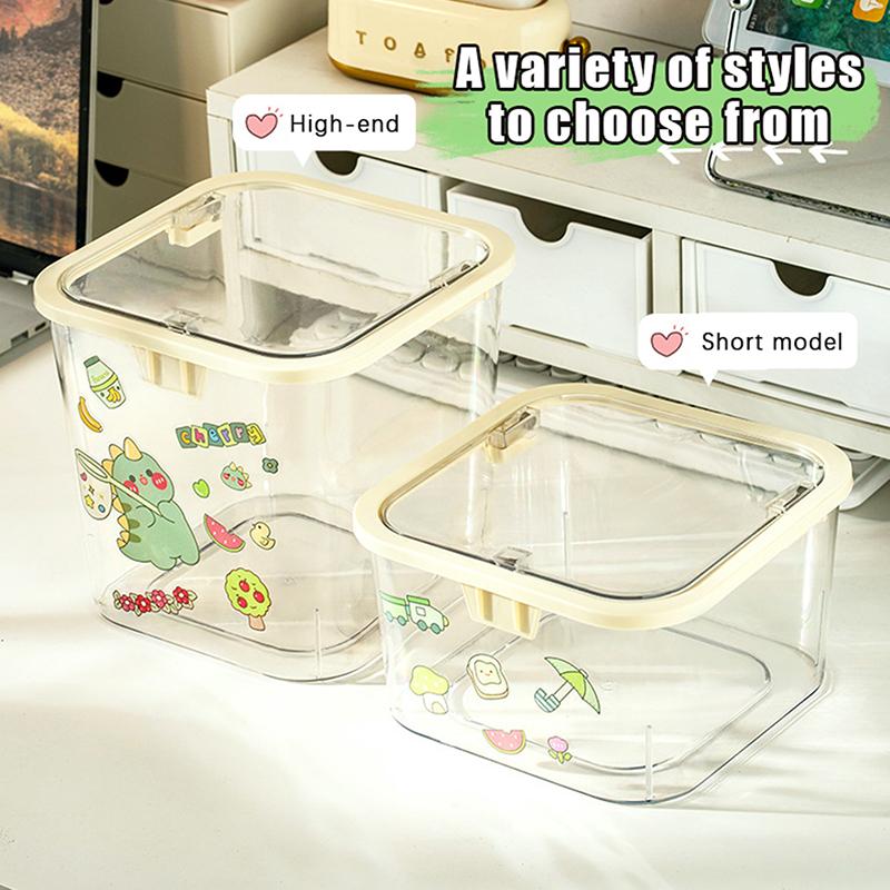 Press Type Desktop Trash Textured Transparent Plastic Waste Bins Mini Dustbin Office Supplies Storage Box Jewelry Organizer
Press Type Desktop Trash Textured Transparent Plastic Waste Bins Mini Dustbin Office Supplies Storage Box Jewelry Organizer