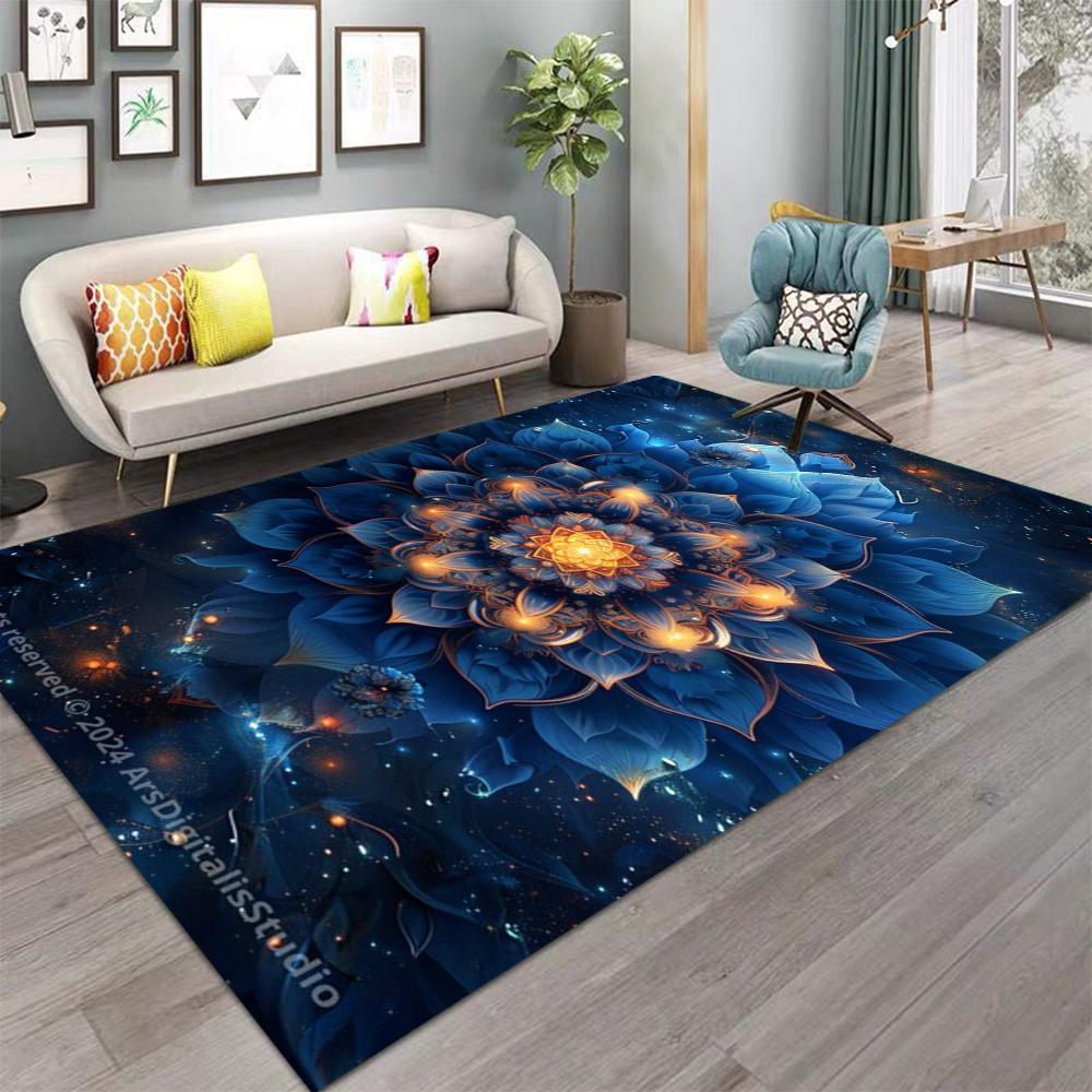 Mandala Art Carpet Various Styles With Colorful Floral Pattern Glowing Effect Abstract Design Rug For Living Room Bedroom Decor 40x60CM
Mandala Art Carpet Various Styles With Colorful Floral Pattern Glowing Effect Abstract Design Rug For Living Room Bedroom Decor 40x60CM