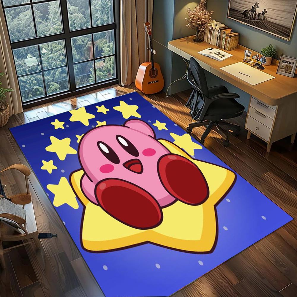 Kirby Floor Mat Gamer Bedroom Household, Non Slip Washable Large Area Rug Carpet Home Styling.-TING 60x90cm
Kirby Floor Mat Gamer Bedroom Household, Non Slip Washable Large Area Rug Carpet Home Styling.-TING 60x90cm