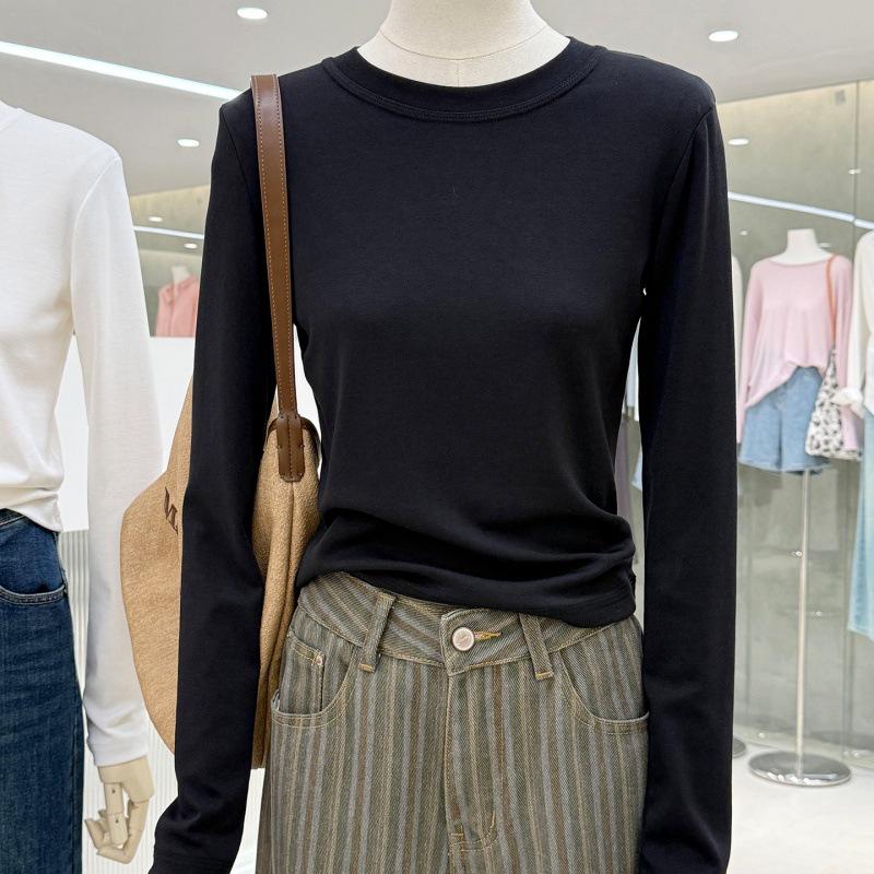 Solid Basic Round Neck Long Sleeve Top: Soft, Comfortable, Well-Fitting, Slimming Autumn Wear L (Weight 105-115kg) чорний
Solid Basic Round Neck Long Sleeve Top: Soft, Comfortable, Well-Fitting, Slimming Autumn Wear L (Weight 105-115kg) чорний