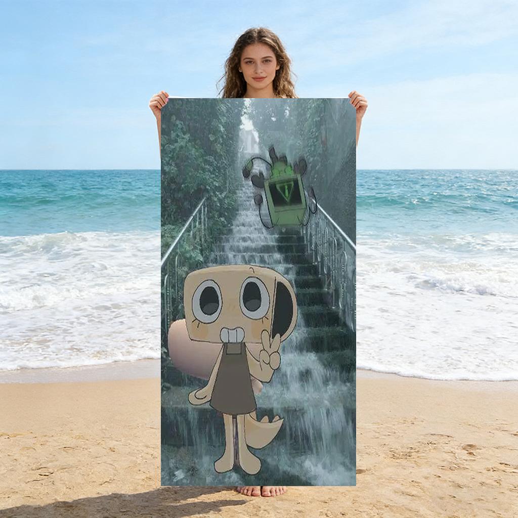 1pc Rainyday D-Danay Cartoon Beach Towel Quick-drying Super Absorbent Suitable for Beach Pool Summer Funny Gift for Friends W40*H60(CM)
1pc Rainyday D-Danay Cartoon Beach Towel Quick-drying Super Absorbent Suitable for Beach Pool Summer Funny Gift for Friends W40*H60(CM)
