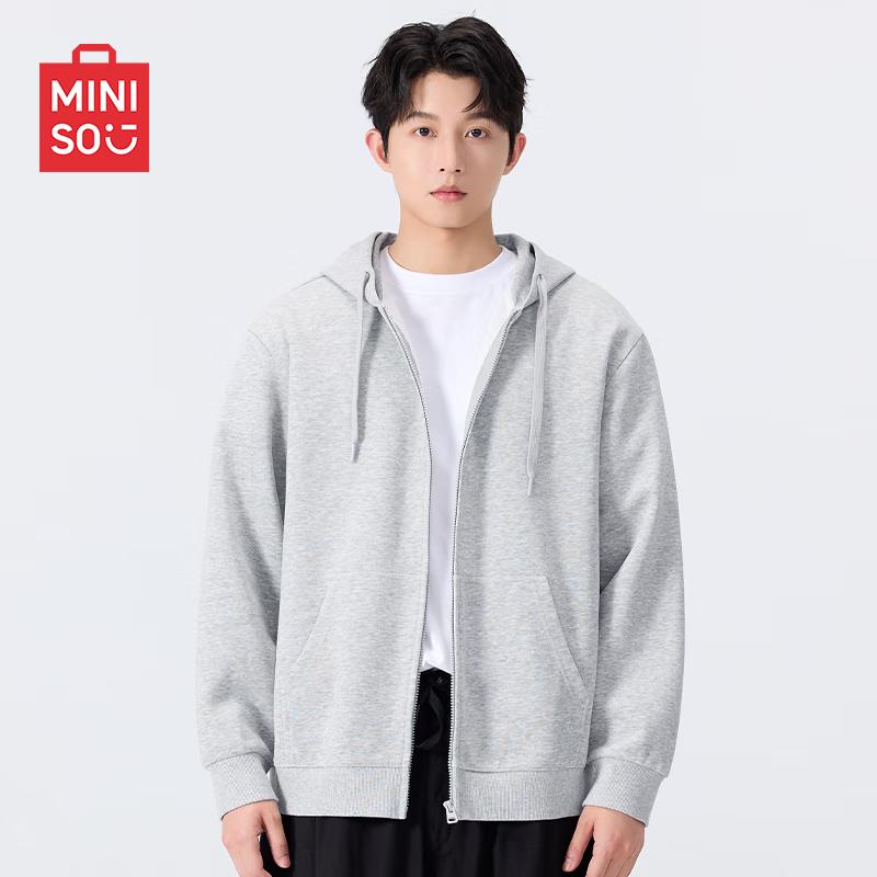MINISO Men s Hooded Zip-Up Sweatshirt 3XL
MINISO Men s Hooded Zip-Up Sweatshirt 3XL