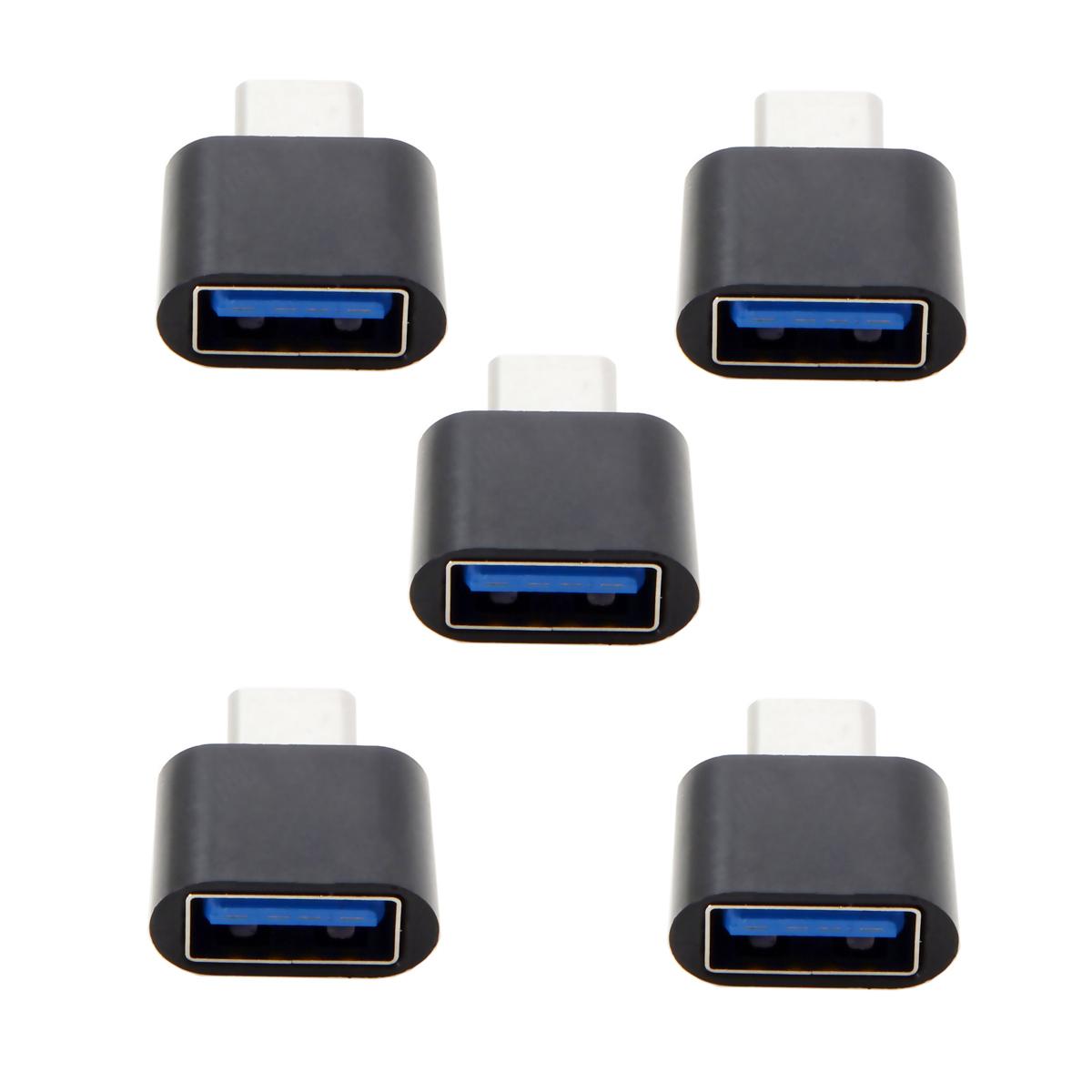 5PCS/Set CY UC-086 Type-C USB-C to USB 2.0 480Mbps OTG Adapter for Phone & Tablet & USB Cable & Flash Disk Black
5PCS/Set CY UC-086 Type-C USB-C to USB 2.0 480Mbps OTG Adapter for Phone & Tablet & USB Cable & Flash Disk Black