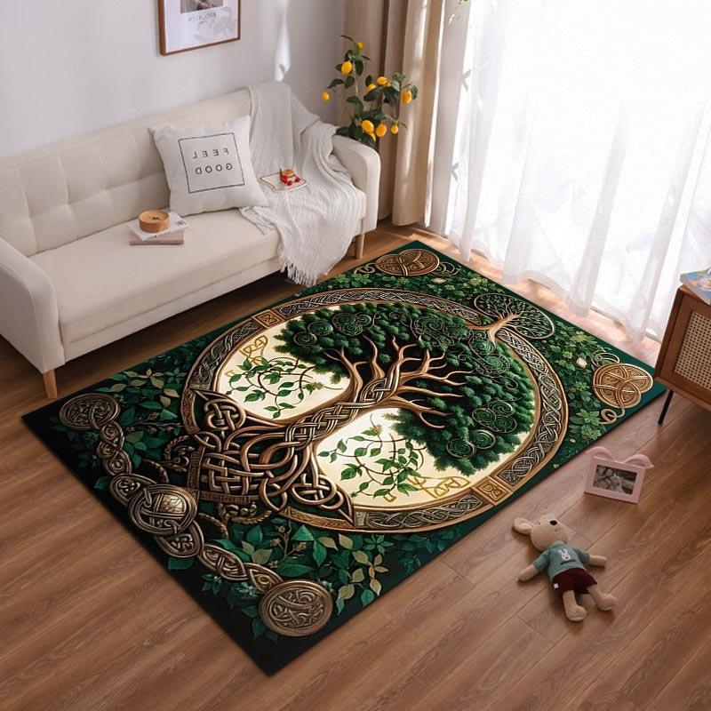 Tree of Life Celtic Design Green Carpet for Living Room Decor Suitable for use as an anti-slip for living room bedroom sofas 40x60cm( 15x23in )
Tree of Life Celtic Design Green Carpet for Living Room Decor Suitable for use as an anti-slip for living room bedroom sofas 40x60cm( 15x23in )