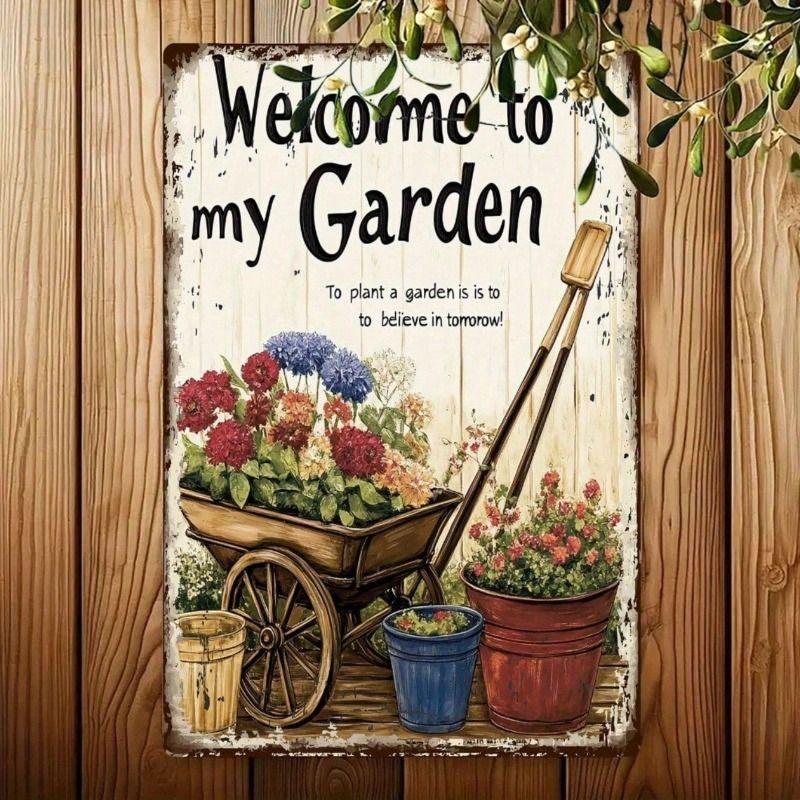 Metal Wall Art VIVOHOME Rustic Garden Decor Welcome Sign for Fence
Metal Wall Art VIVOHOME Rustic Garden Decor Welcome Sign for Fence