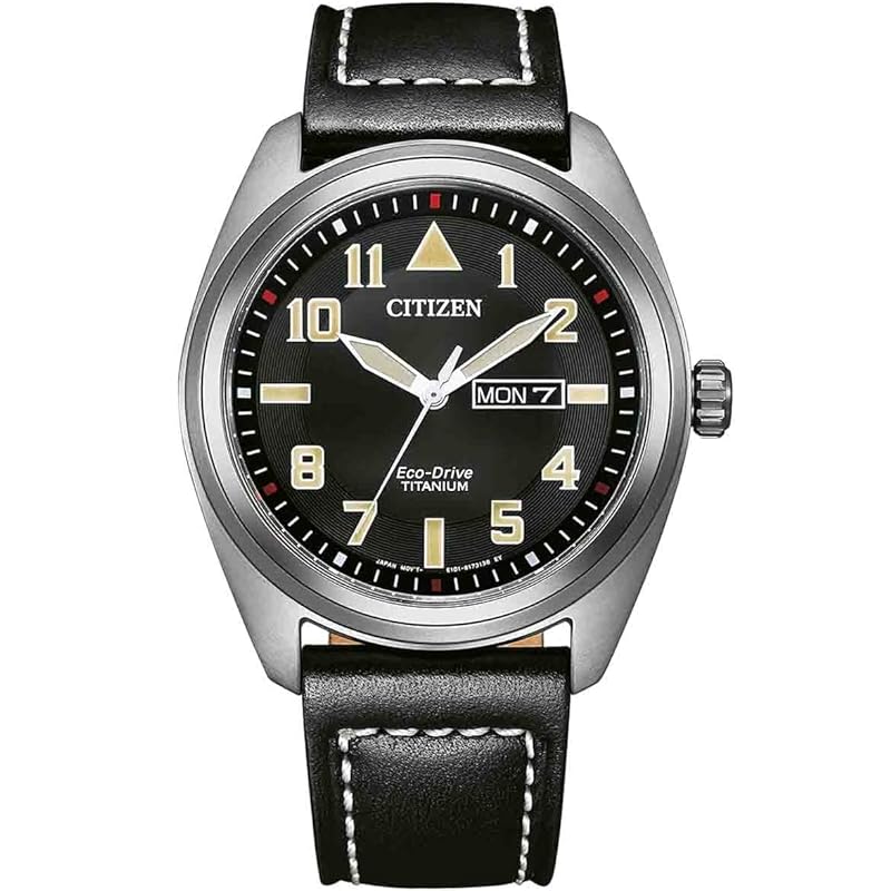 Citizen Men s Analog Eco-Drive Watch with Leather Strap, BM8560-29E, Black/White, Modern
Citizen Men s Analog Eco-Drive Watch with Leather Strap, BM8560-29E, Black/White, Modern