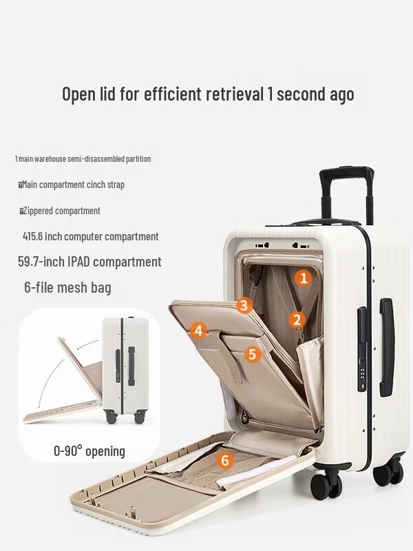 OIWAS All-Around Business Front-Opening Hardside Luggage
OIWAS All-Around Business Front-Opening Hardside Luggage
