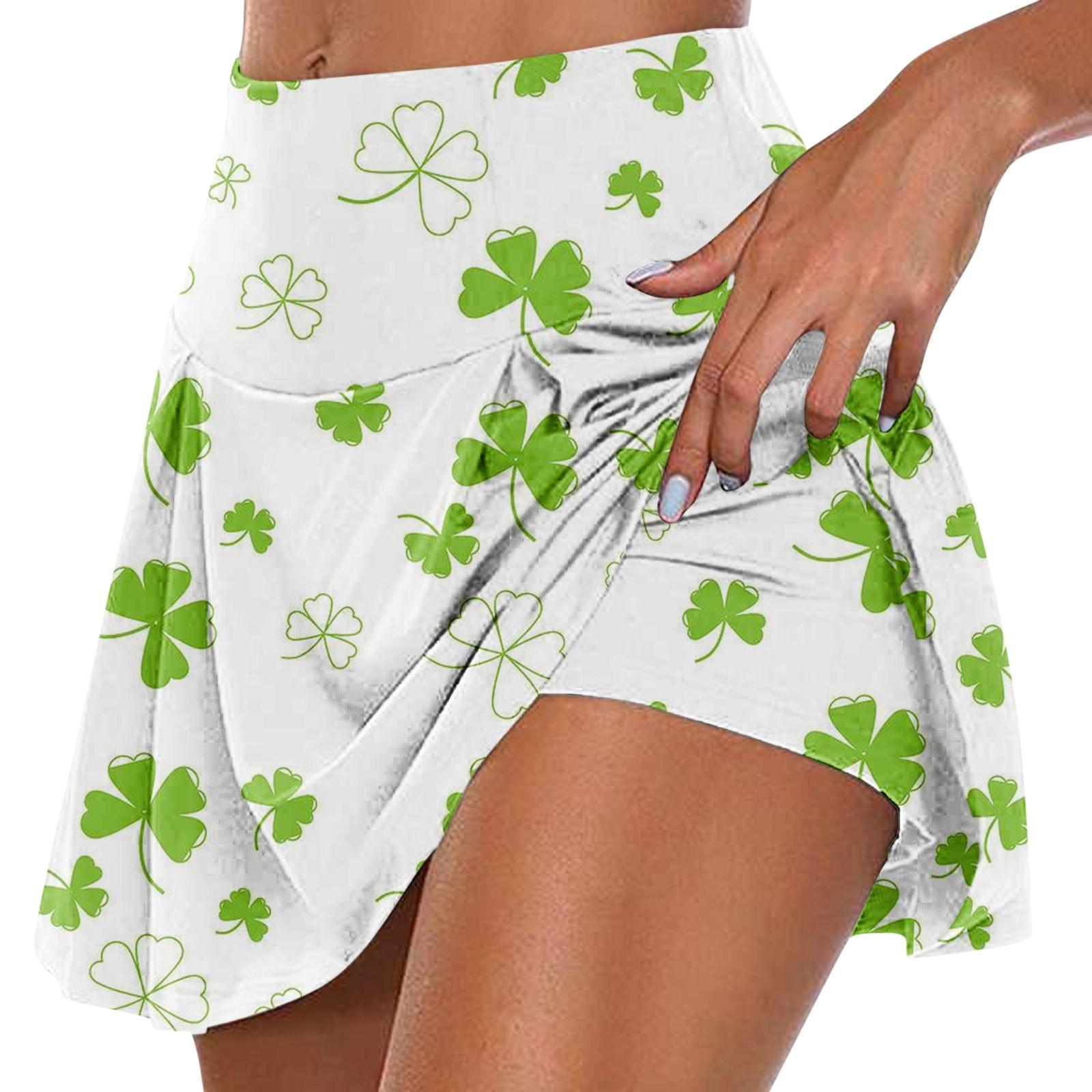 Женская ул.. Спортивные эластичные плиссированные теннисные юбки с принтом «День Святого Патрика», внутренние шорты для занятий йогой, эластичные спортивные шорты для гольфа XL белый
Женская ул.. Спортивные эластичные плиссированные теннисные юбки с принтом «День Святого Патрика», внутренние шорты для занятий йогой, эластичные спортивные шорты для гольфа XL белый