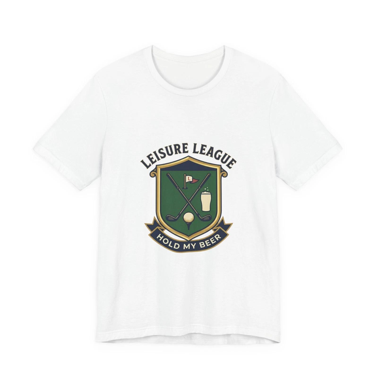 Leisure League Crest Golf Tee | retro golf shirt, golf dad tee XL
Leisure League Crest Golf Tee | retro golf shirt, golf dad tee XL