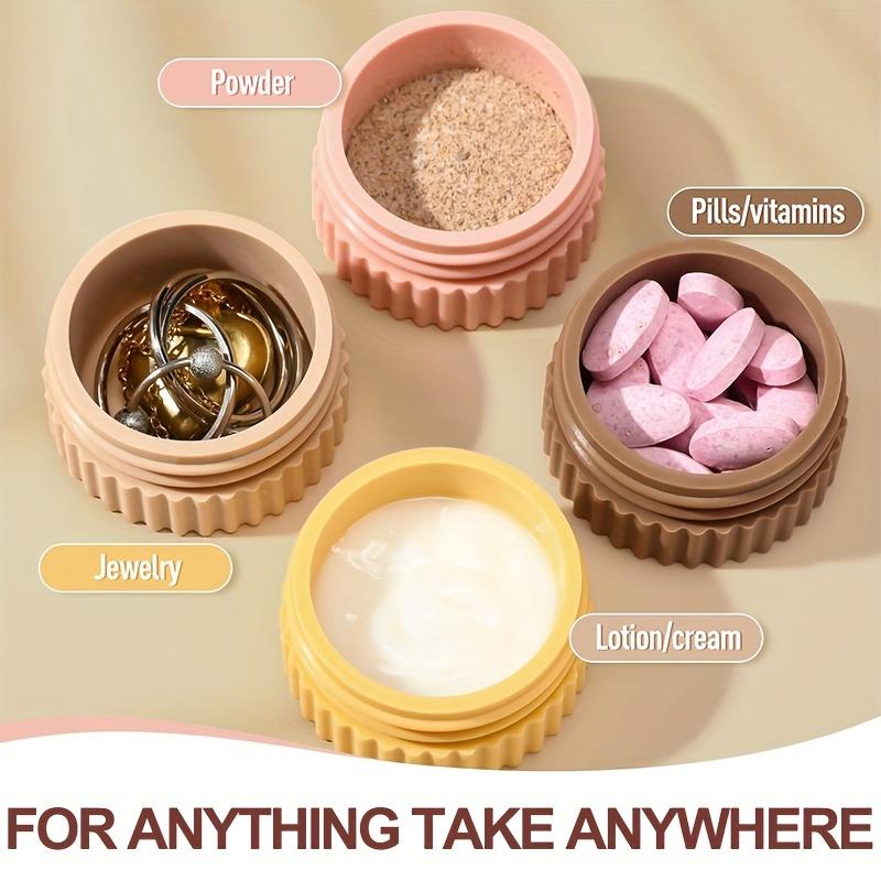 1pc Silicone Travel Container, Leak Proof Refillable Cream Jar with Lid, Portable Cosmetic Pot for Lotion Hand Cream United States
1pc Silicone Travel Container, Leak Proof Refillable Cream Jar with Lid, Portable Cosmetic Pot for Lotion Hand Cream United States