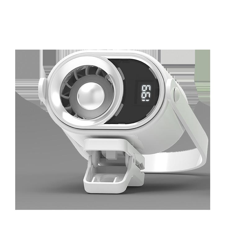 Portable Clip-On Waist Fan: Long-Lasting, High-Speed, Mini Fan for Outdoors with Screen Display and Umbrella Attachment. 7.4x6.8x8 cm
Portable Clip-On Waist Fan: Long-Lasting, High-Speed, Mini Fan for Outdoors with Screen Display and Umbrella Attachment. 7.4x6.8x8 cm