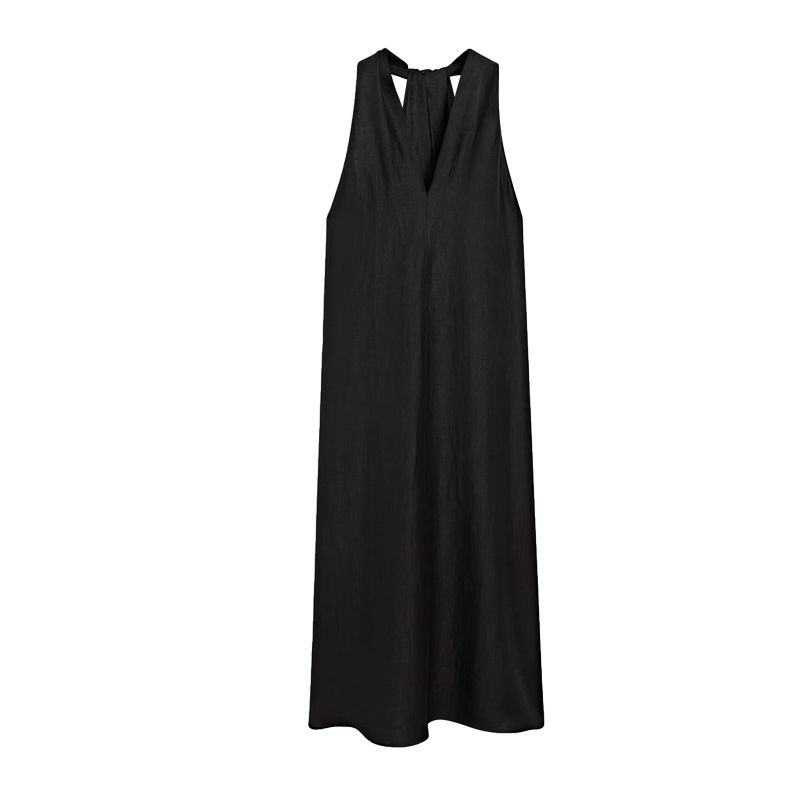 MD Spring New French Elegance Minimalist Black Stylish V-neck off-Shoulder Dress Black Dress 6612613 Black L
MD Spring New French Elegance Minimalist Black Stylish V-neck off-Shoulder Dress Black Dress 6612613 Black L