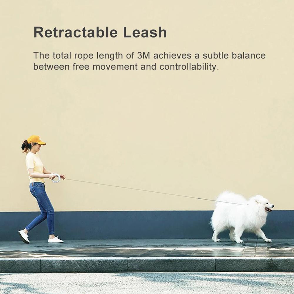 MOESTAR UFO 3m Retractable Dog Leash with Lamp Polyester Tape Lead+ABS Ring Handle Type A
MOESTAR UFO 3m Retractable Dog Leash with Lamp Polyester Tape Lead+ABS Ring Handle Type A