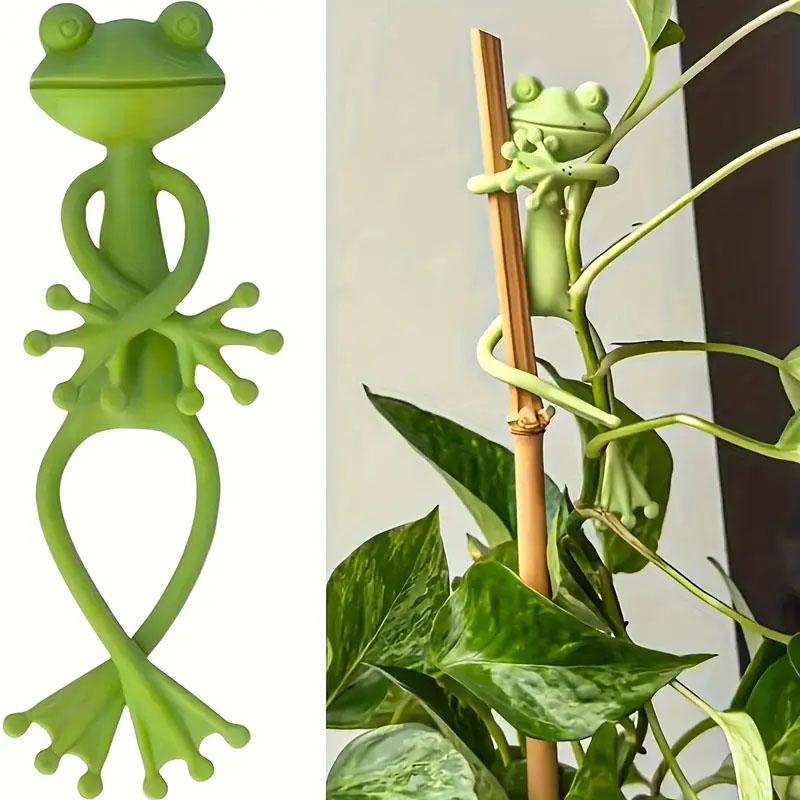 Green Simulated Frog Plant Stand Stabilized Plant Support Suitable for Small Potted Plants Indoor Garden Decorations 1PC
Green Simulated Frog Plant Stand Stabilized Plant Support Suitable for Small Potted Plants Indoor Garden Decorations 1PC