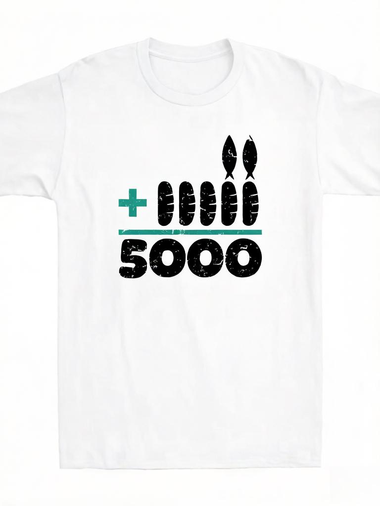 2026 New Jesus 2 Fishes 5 Breads 5000 Chosen Against The Current Funny Meme Print Tshirt Short Sleeve Mens and Womens Tshirt 4XL
2026 New Jesus 2 Fishes 5 Breads 5000 Chosen Against The Current Funny Meme Print Tshirt Short Sleeve Mens and Womens Tshirt 4XL