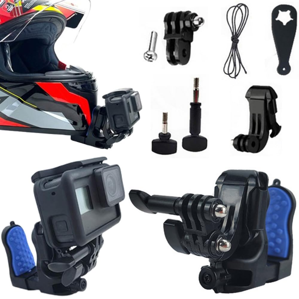 Motorcycle Helmet Holder Helmet Mount Riding Accessory Compatible with GoPro 13 12 11 10 9 8 Insta360 X5 X4 X3 Insta360 Go Ultra Ace Pro 2 Ace Pro чорний
Motorcycle Helmet Holder Helmet Mount Riding Accessory Compatible with GoPro 13 12 11 10 9 8 Insta360 X5 X4 X3 Insta360 Go Ultra Ace Pro 2 Ace Pro чорний