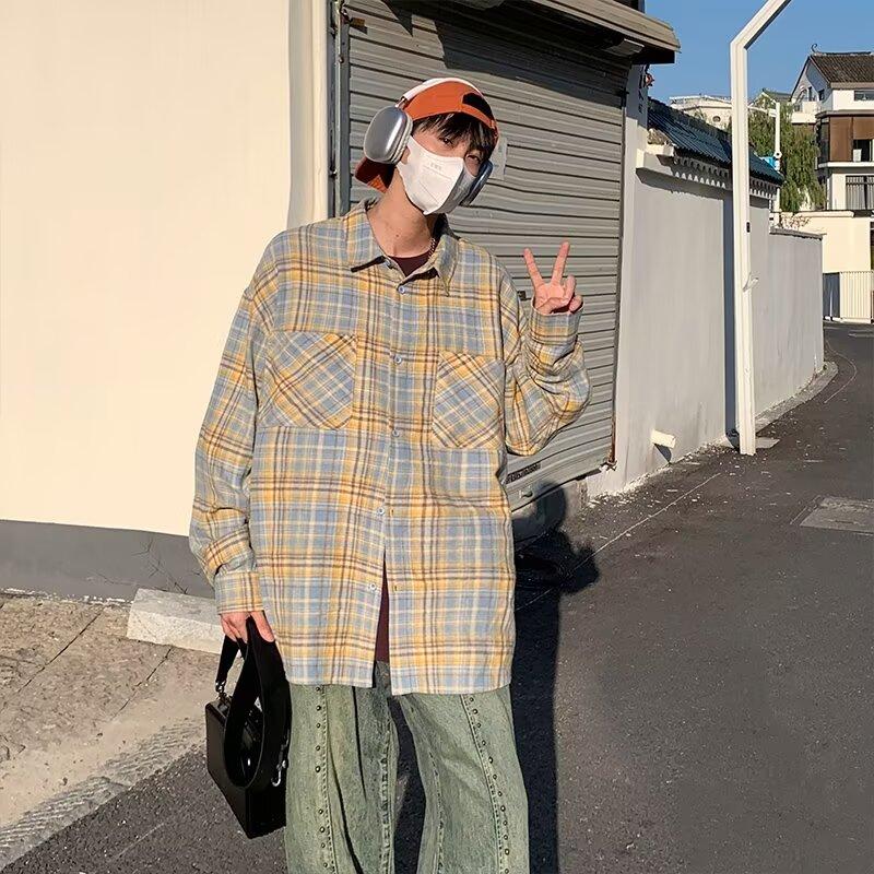 2024 Клетчатая рубашка с длинным рукавом в японском стиле Гонконга Ins Свободная рубашка для мальчиков Летнее модное универсальное повседневное пальто 2XL жёлтый
2024 Клетчатая рубашка с длинным рукавом в японском стиле Гонконга Ins Свободная рубашка для мальчиков Летнее модное универсальное повседневное пальто 2XL жёлтый