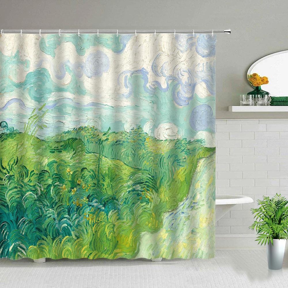 Flower And Dragonfly Scenery Shower Curtains Peacocks Sailboat Sunflower Ocean Oil Painting Landscape Waterproof Cloth Curtain W60H190(CM)-1 Pcs
Flower And Dragonfly Scenery Shower Curtains Peacocks Sailboat Sunflower Ocean Oil Painting Landscape Waterproof Cloth Curtain W60H190(CM)-1 Pcs