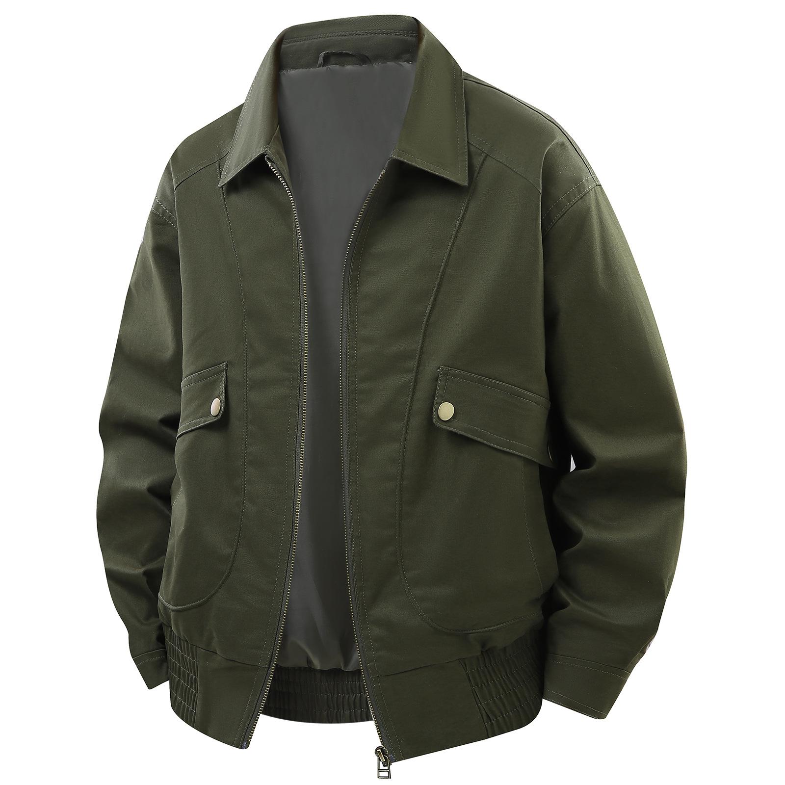 Мужская хлопковая куртка свободного кроя с воротником большого размера, повседневная рабочая куртка, мужской топ XXXXL зелёный
Мужская хлопковая куртка свободного кроя с воротником большого размера, повседневная рабочая куртка, мужской топ XXXXL зелёный