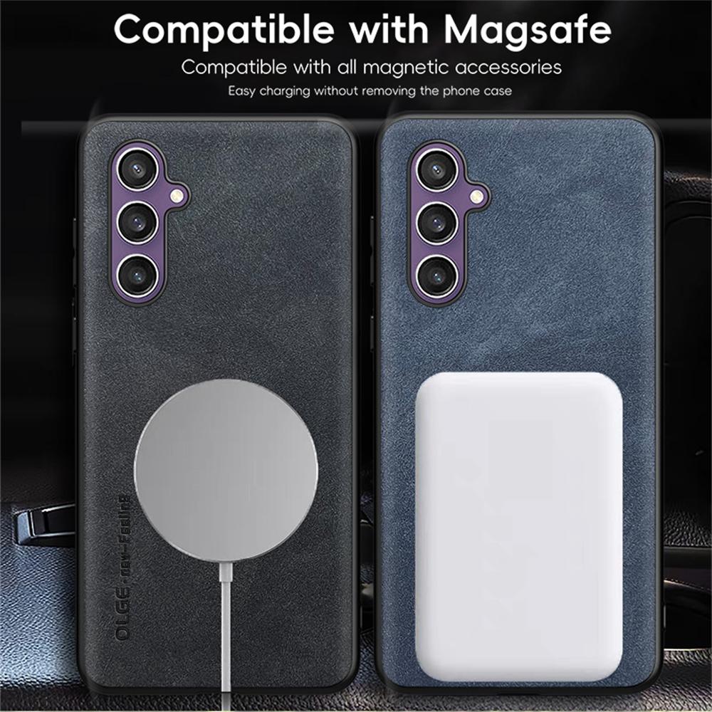 WANLONFENG YBP Series For Samsung Galaxy S23 FE Magnetic Case with Tempered Glass Film PU+TPU Phone Cover Large Cutout Green
WANLONFENG YBP Series For Samsung Galaxy S23 FE Magnetic Case with Tempered Glass Film PU+TPU Phone Cover Large Cutout Green