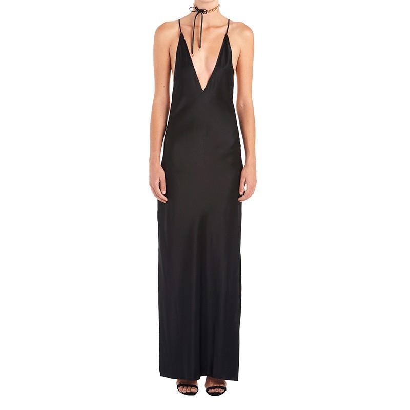 Satin Evening Dress Backless Suspender Long Wedding Sexy Hot Girl Splicing Design V-neck Europe America M чёрный
Satin Evening Dress Backless Suspender Long Wedding Sexy Hot Girl Splicing Design V-neck Europe America M чёрный
