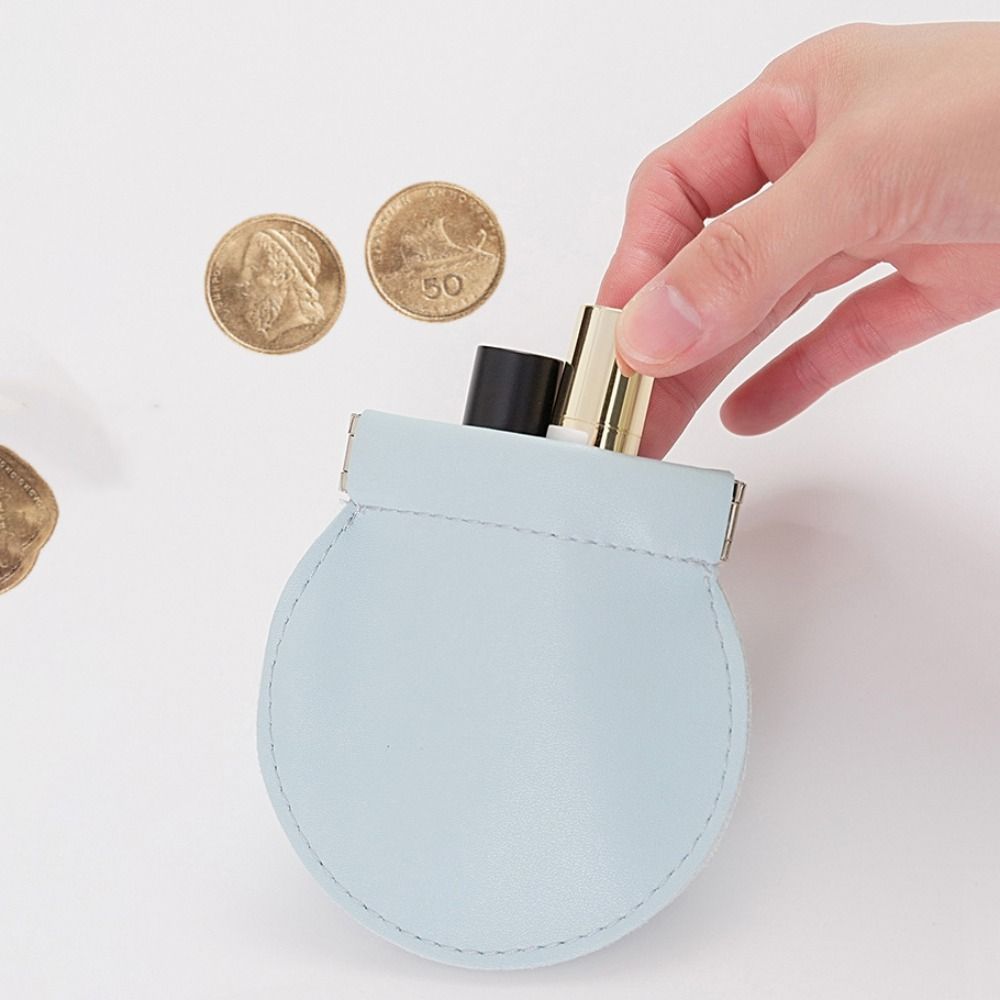 PU Leather Self-closing Makeup Lipstick Bag Round Mini Storage Bag Fashion Small Coin Purse Daily жёлтый
PU Leather Self-closing Makeup Lipstick Bag Round Mini Storage Bag Fashion Small Coin Purse Daily жёлтый
