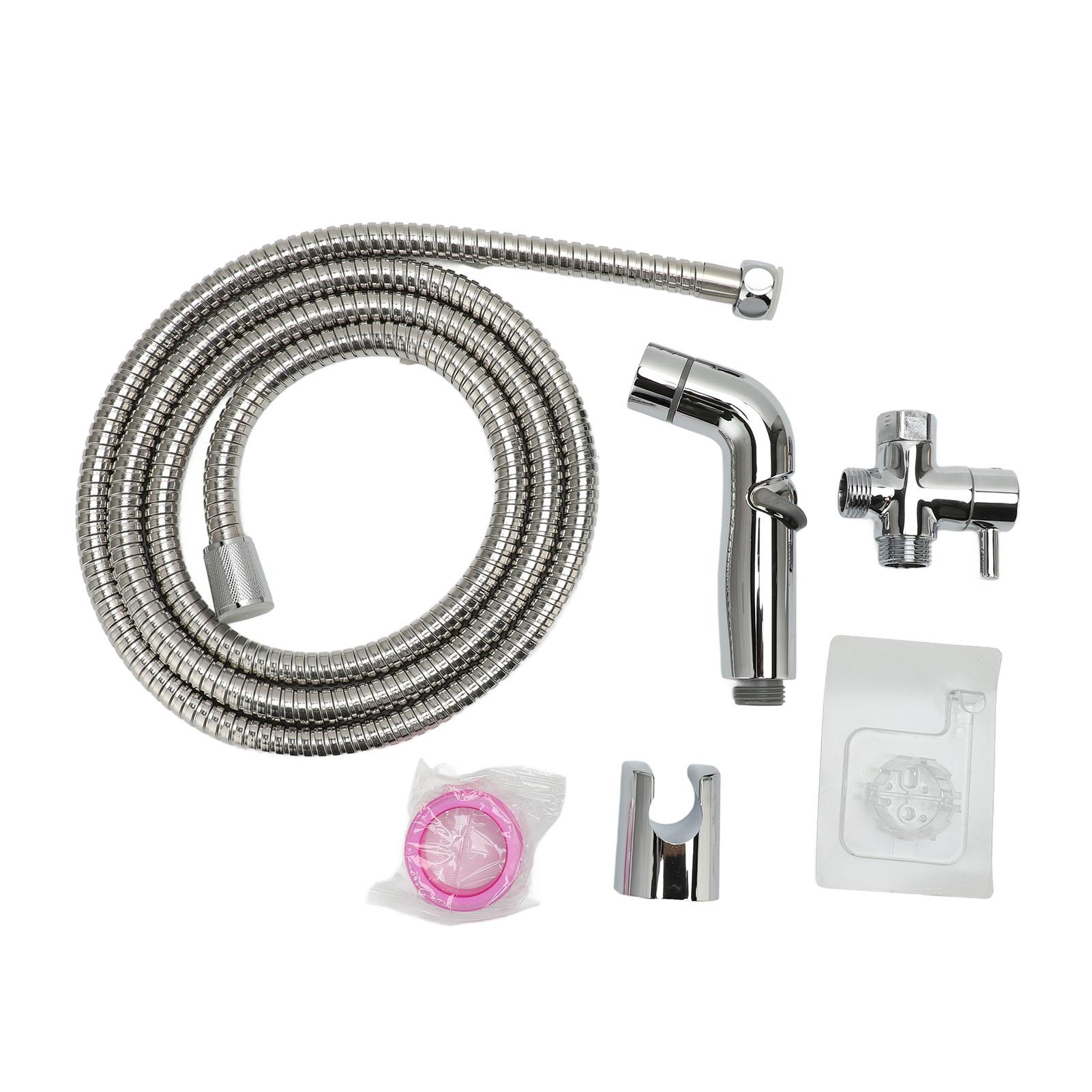 Pet Shower Set 1/2 IPS Internal Thread Easy Cleanup Dog Shower Attachment Spray Kit for Bathroom срібний
Pet Shower Set 1/2 IPS Internal Thread Easy Cleanup Dog Shower Attachment Spray Kit for Bathroom срібний