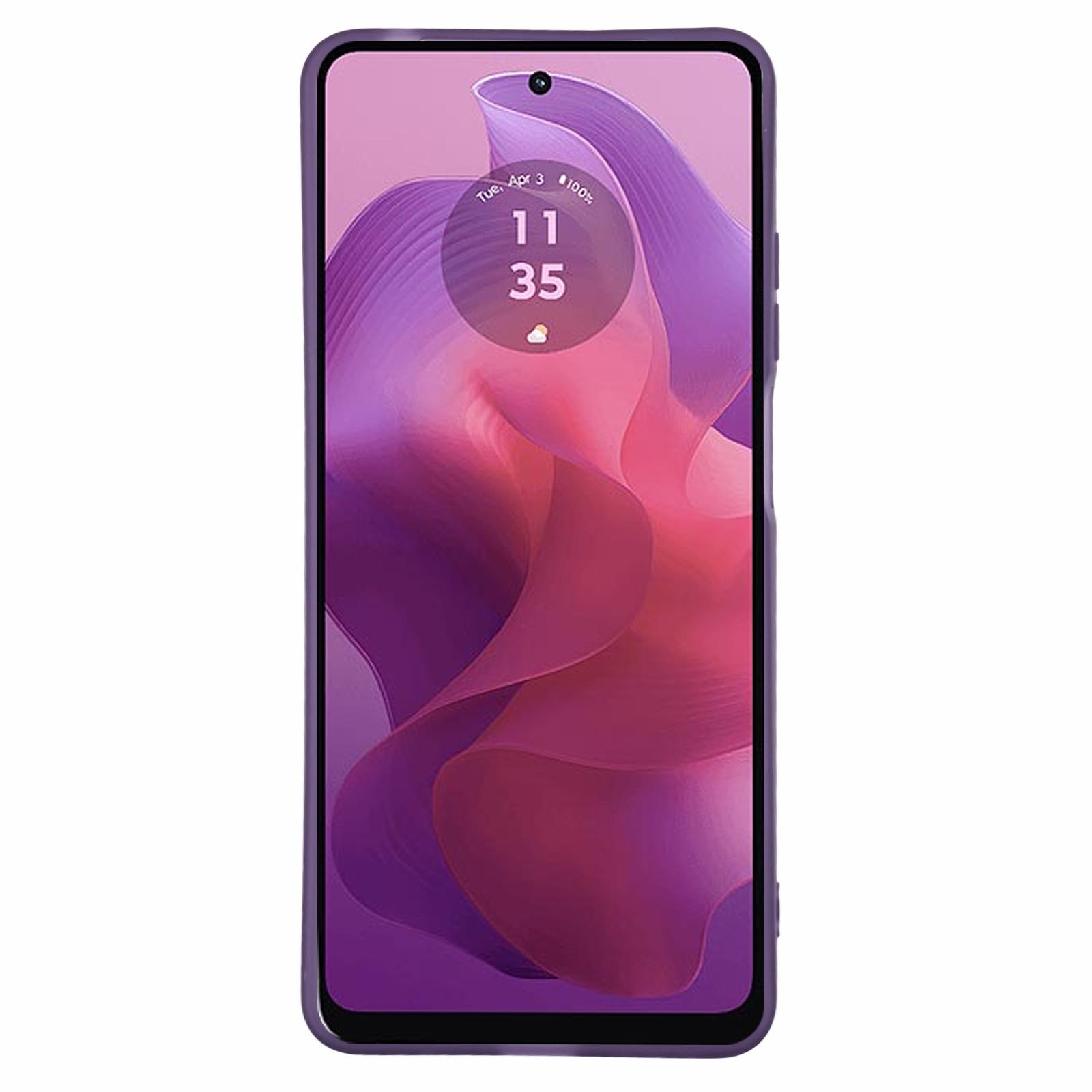 DKSM Series For Motorola Moto G24 4G Case Electroplated Camera Frame TPU Phone Cover Transparent Purple
DKSM Series For Motorola Moto G24 4G Case Electroplated Camera Frame TPU Phone Cover Transparent Purple